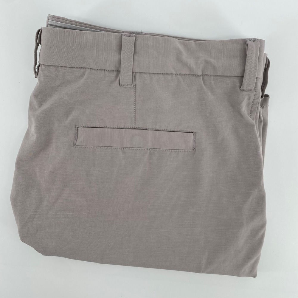Johnnie-O PREP-FORMANCE Mens 38 Gray Flat Front Performance Stretch Shorts